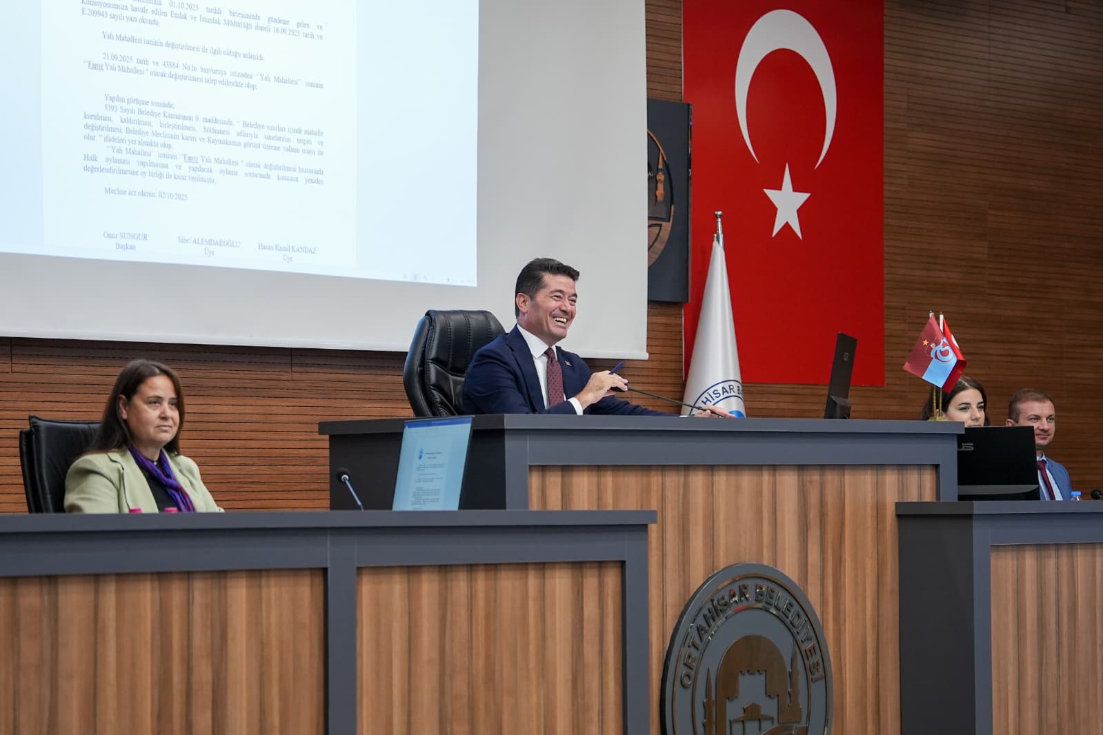 ORTAHİSAR BELEDİYE MECLİSİ EKİM AYI TOPLANTILARININ İKİNCİ BİRLEŞİMİ YAPILDI