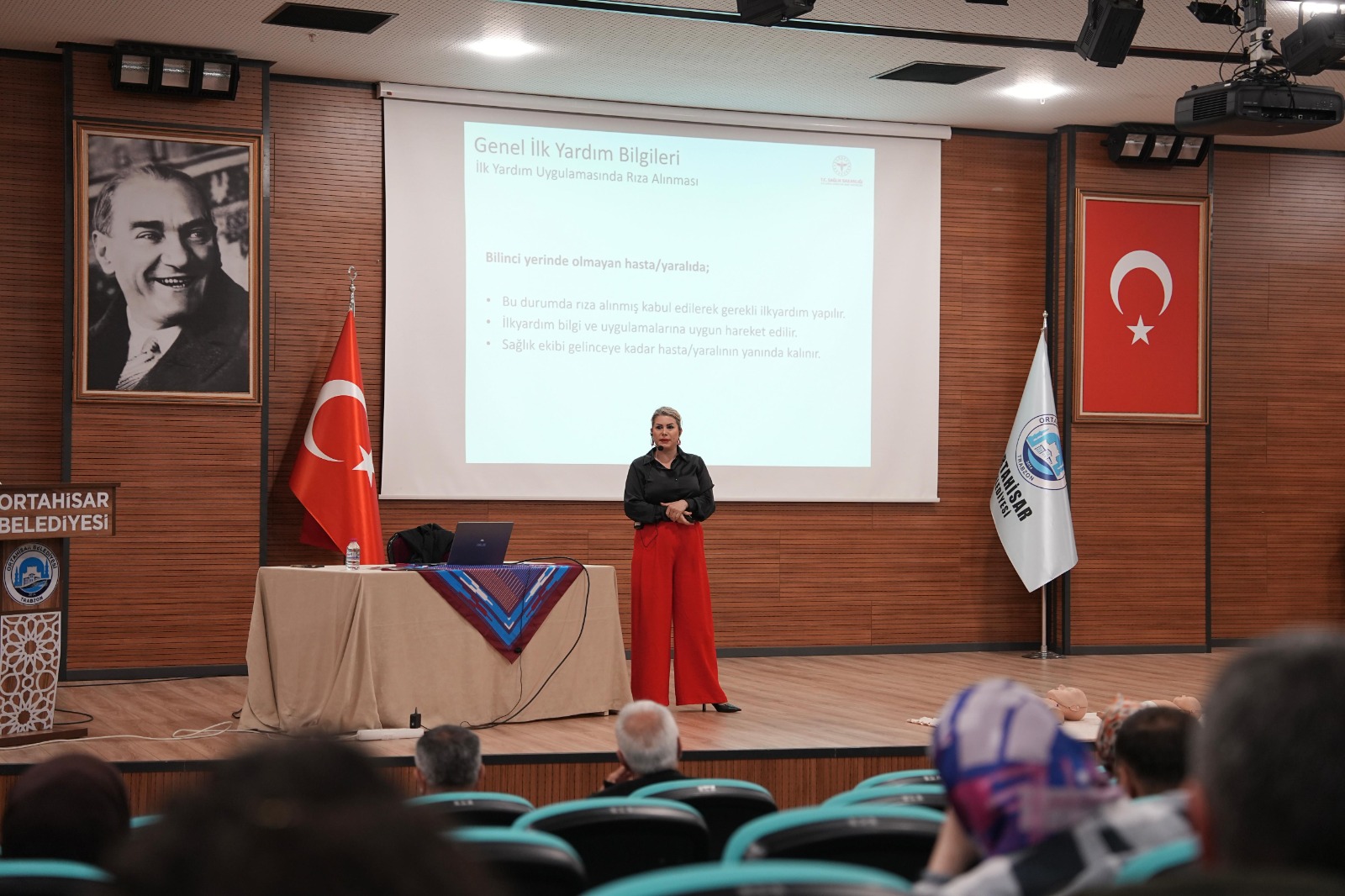 ORTAHİSAR BELEDİYESİ’NDEN HAYAT KURTARAN İLK YARDIM EĞİTİMİ