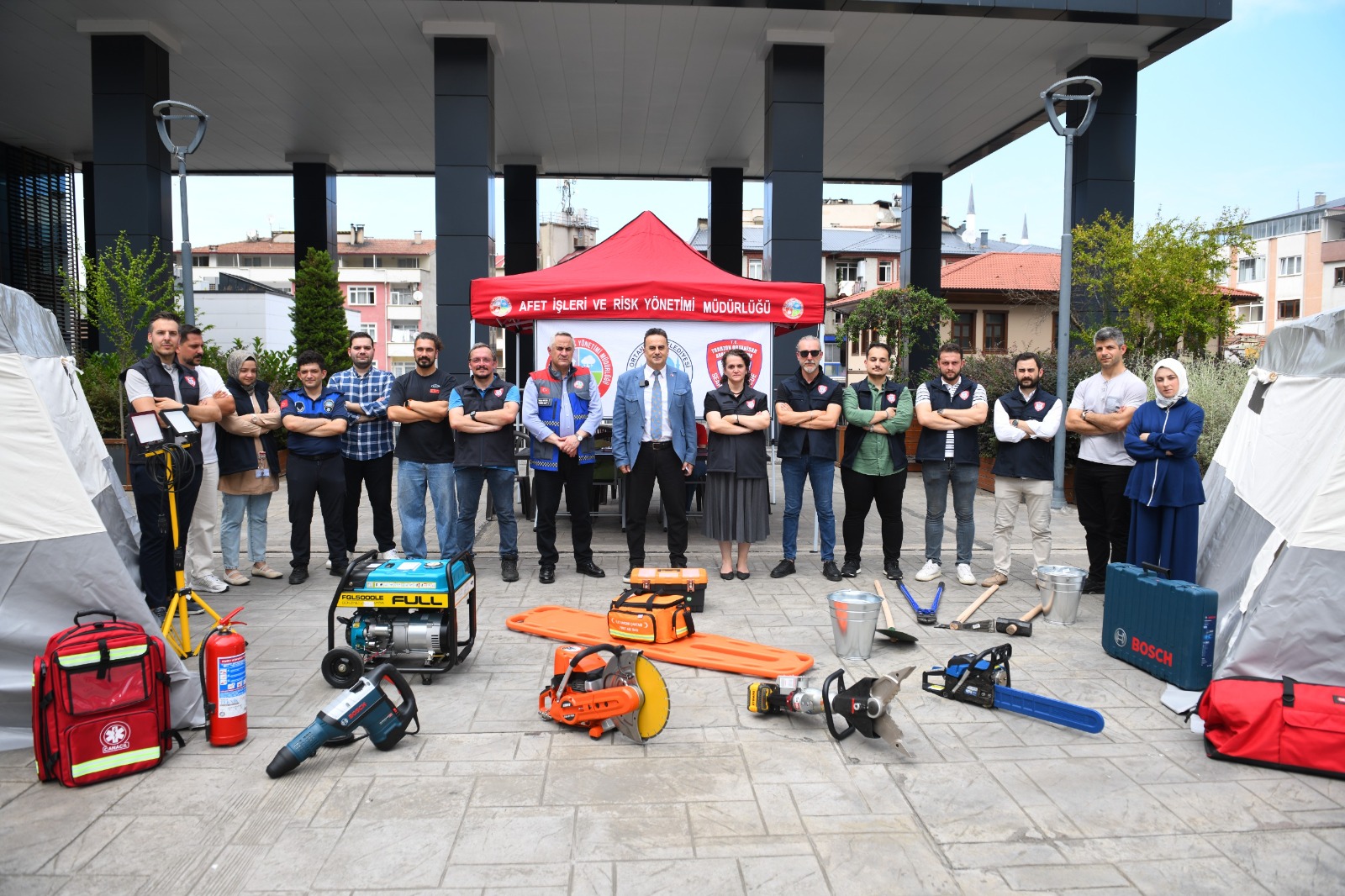 ORTAK EKİBİ, OLASI AFET VE ACİL DURUMLARDA GÖREVE HAZIR