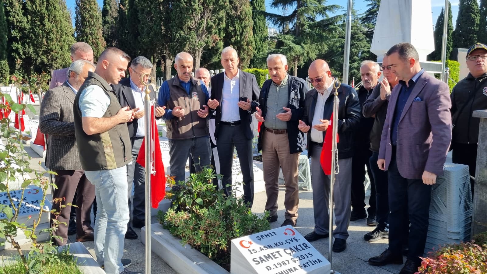 ÖZÇİLİNGİR, ŞEHİT ASTSUBAY SAMET ÇAKIR’I ANMA PROGRAMINA KATILDI
