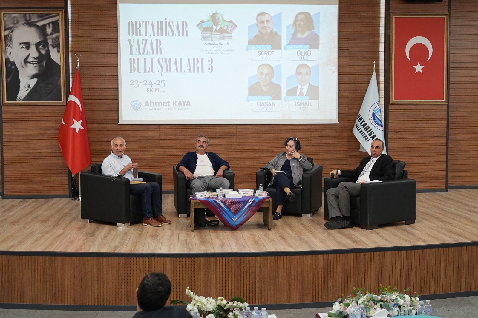 EDEBİYATIN KALBİ, ORTAHİSAR YAZAR BULUŞMALARI’NDA ATTI